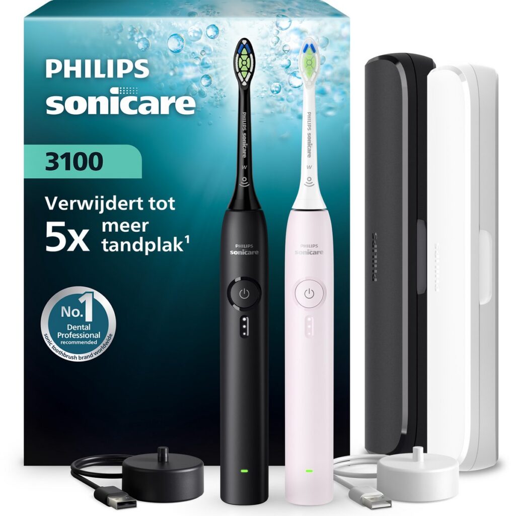 Philips Sonicare 3100 Series HX4072 Duo Pack